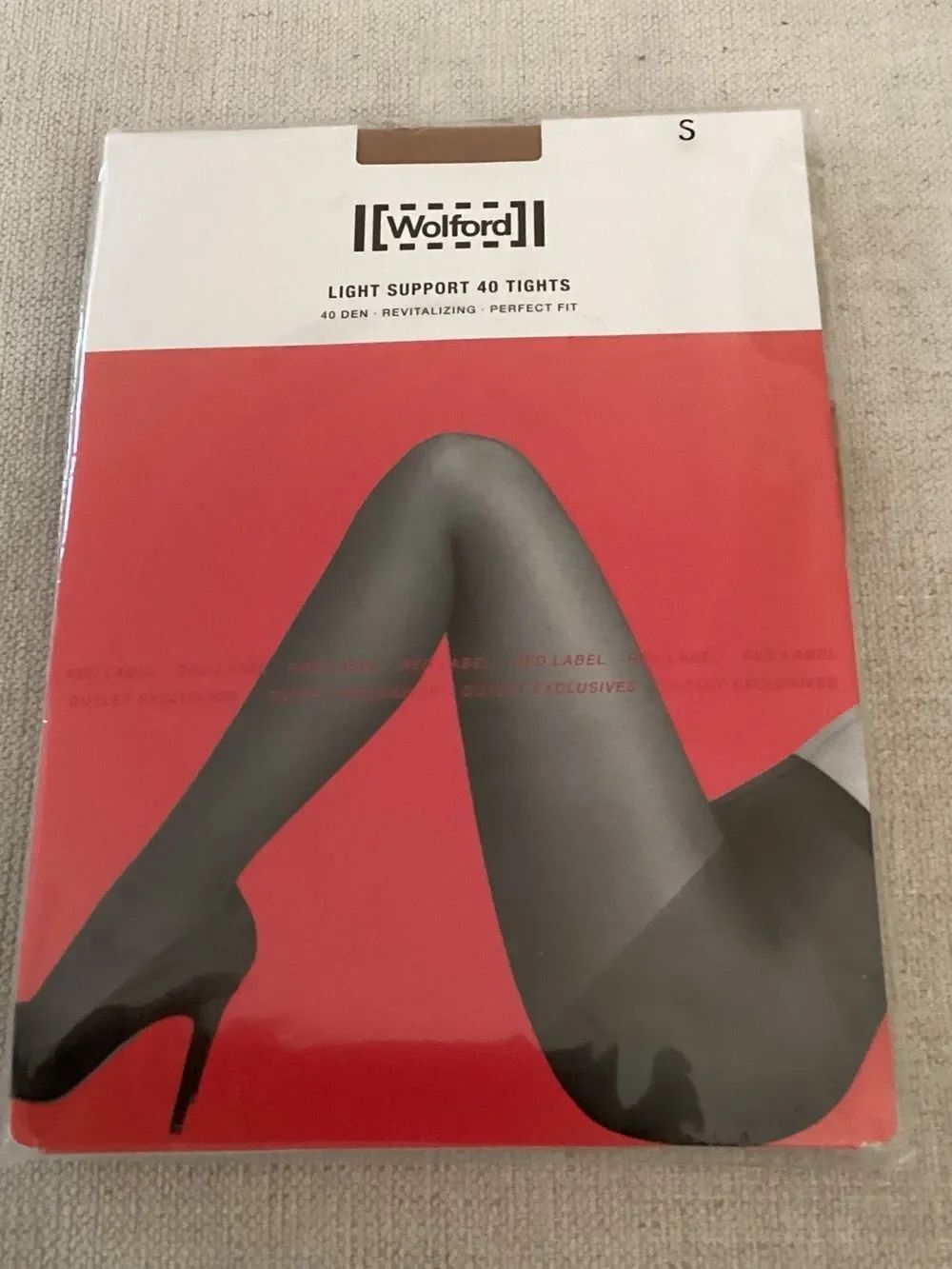 Wolford Light Support 40 Tights, 40 Den, Gobi, Size Small, NWT